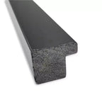 40" x 29" Non-Beveled Jet Black Wall Mirror - Amanti Art