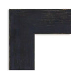 32" x 26" Non-Beveled Shiplap Navy Wood Wall Mirror - Amanti Art