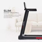 Sunny Health & Fitness Interactive Slim Electric Treadmill