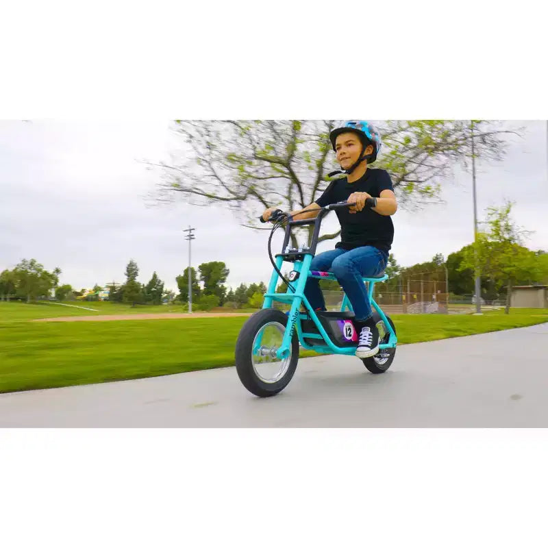 Razor Rambler 12" Step Over Electric Cruiser Bike - Mint: 250W Motor, Steel Frame