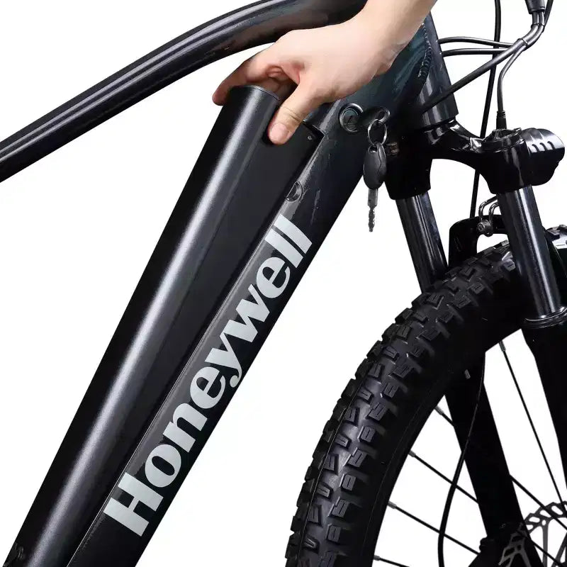 Honeywell 27.5" El Capitan Step Over Mountain Electric Bike - Blue