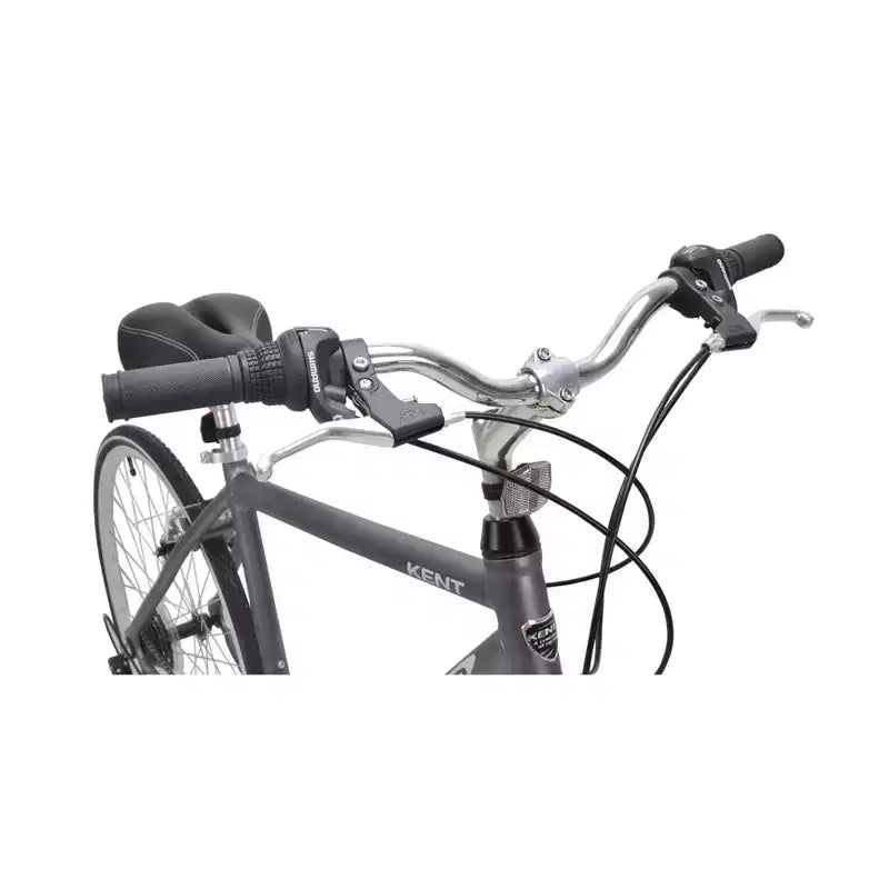 Kent Men's Ridgeway Sport 700c/28" Hybrid Bike - Gray