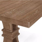 Christopher Knight Home Hudson Set da pranzo allungabile in 7 pezzi in legno imbottito con base a piedistallo