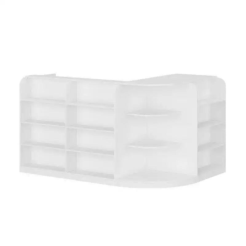 Famapy White Wood Reception Desk Filing Cabinet Office Efficiency