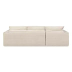 Jennifer Taylor Home Brenley 110.5 LAF Sofa-in-a-Box Sectional Sofa, Ash Gray Chenille