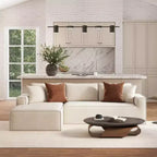 Jennifer Taylor Home Brenley 110.5 LAF Sofa-in-a-Box Sectional Sofa, Ash Gray Chenille
