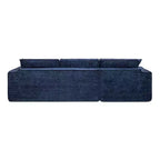 Jennifer Taylor Home Brenley 110.5 LAF Sofa-in-a-Box Sectional Sofa, Ash Gray Chenille