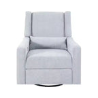 Luxury Power Motion Recliner with USB Charging, Swivel, and Lumbar Support for Nursery Comfort