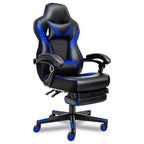Sedia da gaming ELECWISH con poggiapiedi, supporto lombare, sedia da computer traspirante con cuscino a molle insacchettate, sedie per adulti