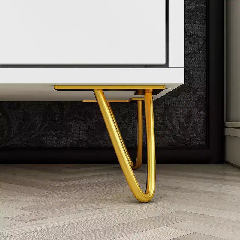 Comodino Bianco Alla Moda Famapy 3 Cassetti Scorrevoli Bello e Resistente
