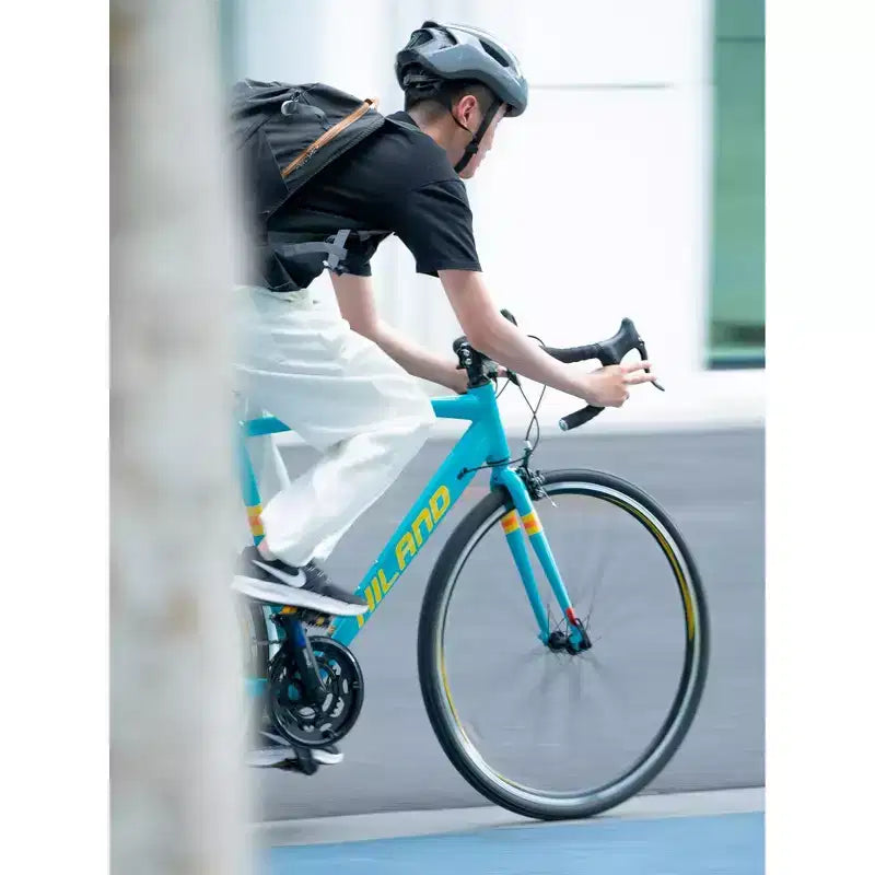 Bici da strada HILAND 700C, bici da corsa a 14 velocità, bicicletta da pendolare per uomo e donna