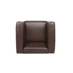 GDFStudio Minkler Contemporary Faux Leather Club Chair