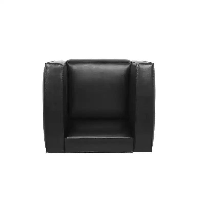 GDFStudio Minkler Contemporary Faux Leather Club Chair