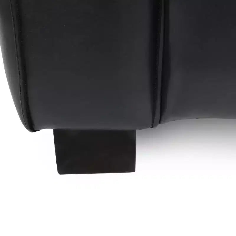 GDFStudio Minkler Contemporary Faux Leather Club Chair