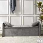 Rafael Storage Bench with Pillows Designed to Resemble Elephant Ears|ART OF LIVING DESIGNS