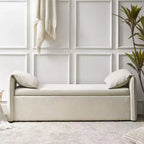 Rafael Storage Bench with Pillows Designed to Resemble Elephant Ears|ART OF LIVING DESIGNS