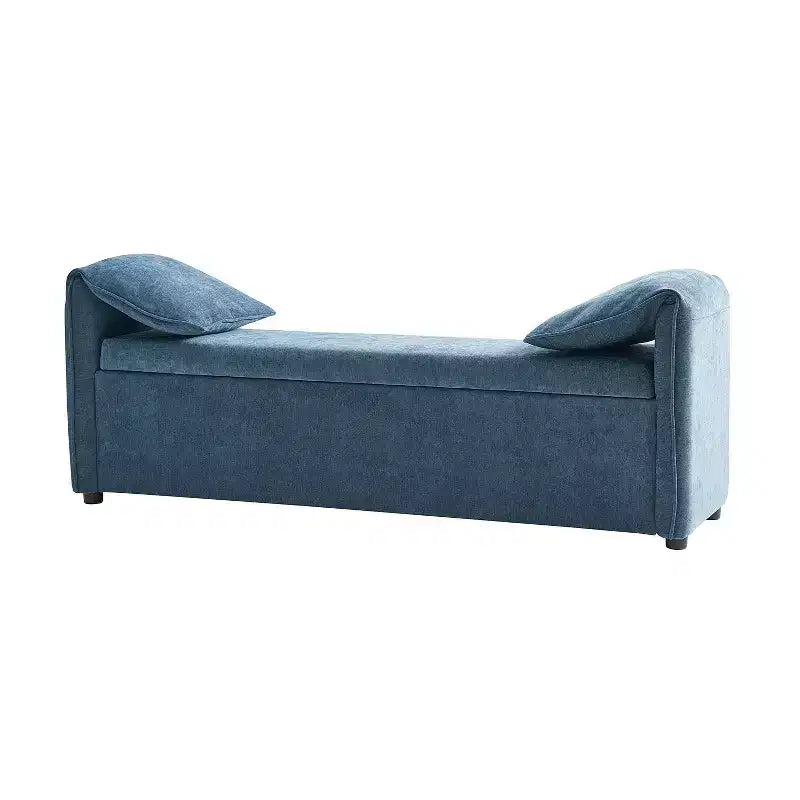 Rafael Storage Bench with Pillows Designed to Resemble Elephant Ears|ART OF LIVING DESIGNS