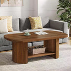 Lantine 2-Tier Oval Coffee Table