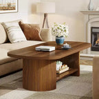 Lantine 2-Tier Oval Coffee Table