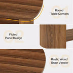 Lantine 2-Tier Oval Coffee Table