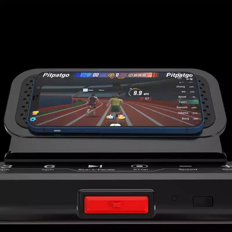 DeerRun A6 Plus 2026 New Slim 2-in-1 Folding Treadmill with 5% Incline, Bluetooth & Remote Control, 300lbs