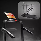 DeerRun A6 Plus 2026 New Slim 2-in-1 Folding Treadmill with 5% Incline, Bluetooth & Remote Control, 300lbs