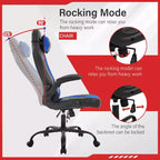 FDW Gaming Chair Office Chair with Lumbar Support PU Leather Video Game Chairs for Adults