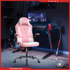 FDW Gaming Chair Office Chair with Lumbar Support PU Leather Video Game Chairs for Adults