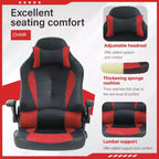 FDW Gaming Chair Office Chair with Lumbar Support PU Leather Video Game Chairs for Adults