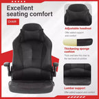 FDW Gaming Chair Office Chair with Lumbar Support PU Leather Video Game Chairs for Adults