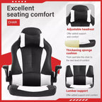 FDW Gaming Chair Office Chair with Lumbar Support PU Leather Video Game Chairs for Adults