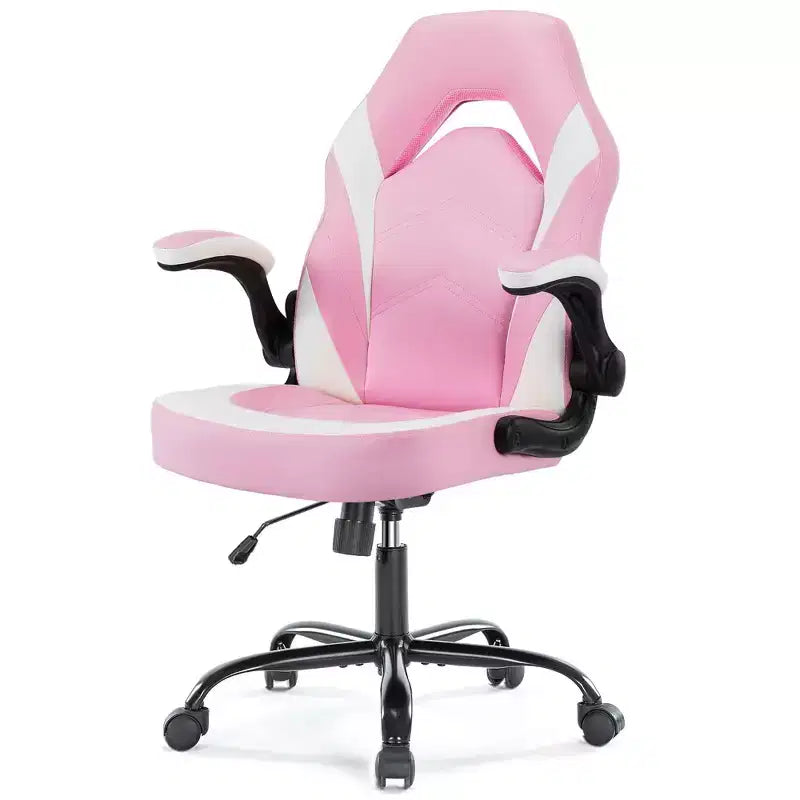 JIONJOY Ultimate Gaming Chair: Ergonomic, PU Leather, Executive Desk Chair with Flip-up Armrests