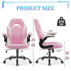JIONJOY Ultimate Gaming Chair: Ergonomic, PU Leather, Executive Desk Chair with Flip-up Armrests