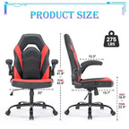 JIONJOY Ultimate Gaming Chair: Ergonomic, PU Leather, Executive Desk Chair with Flip-up Armrests