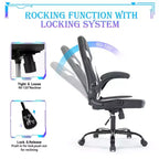 JIONJOY Ultimate Gaming Chair: Ergonomic, PU Leather, Executive Desk Chair with Flip-up Armrests