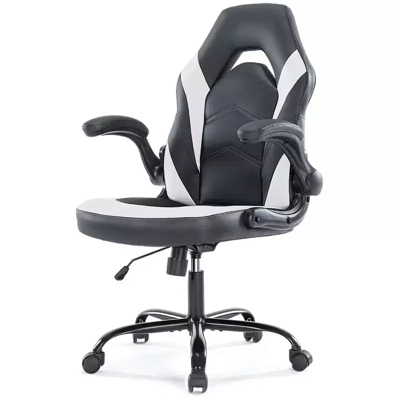 JIONJOY Ultimate Gaming Chair: Ergonomic, PU Leather, Executive Desk Chair with Flip-up Armrests