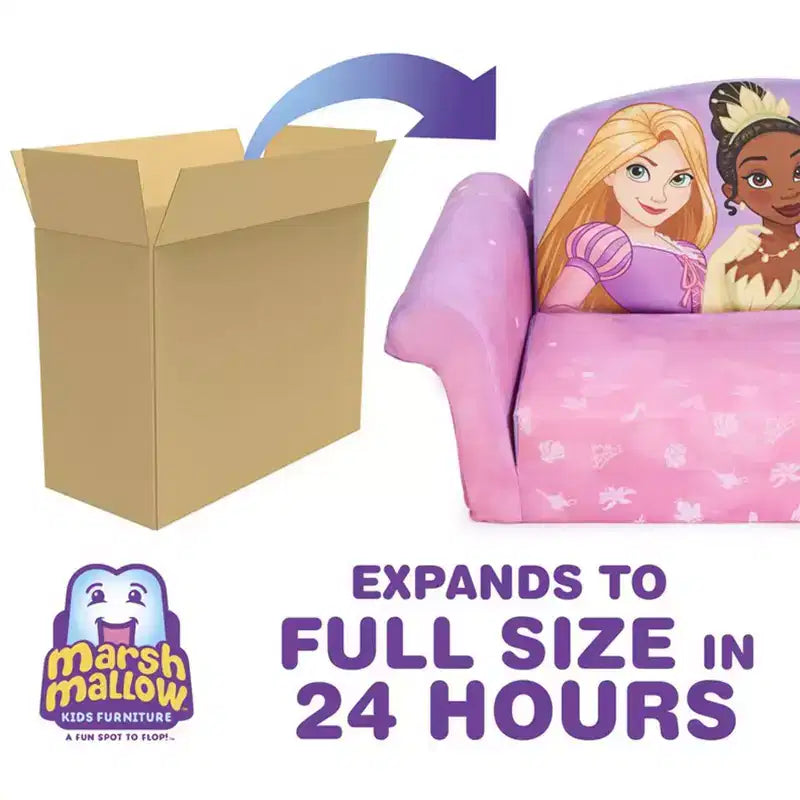 Marshmallow Furniture Kids 2 in 1 Foam Compress Sofa Bed