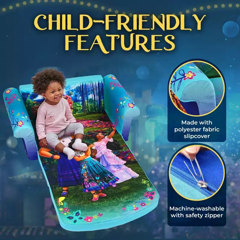 Marshmallow Furniture Kids 2 in 1 Foam Compress Sofa Bed