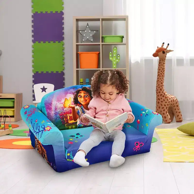 Marshmallow Furniture Kids 2 in 1 Foam Compress Sofa Bed