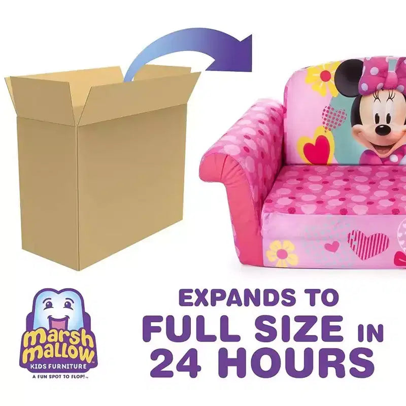 Marshmallow Furniture Kids 2 in 1 Foam Compress Sofa Bed