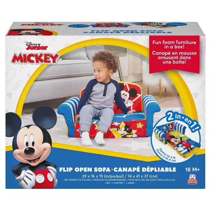Marshmallow Furniture Kids 2 in 1 Foam Compress Sofa Bed