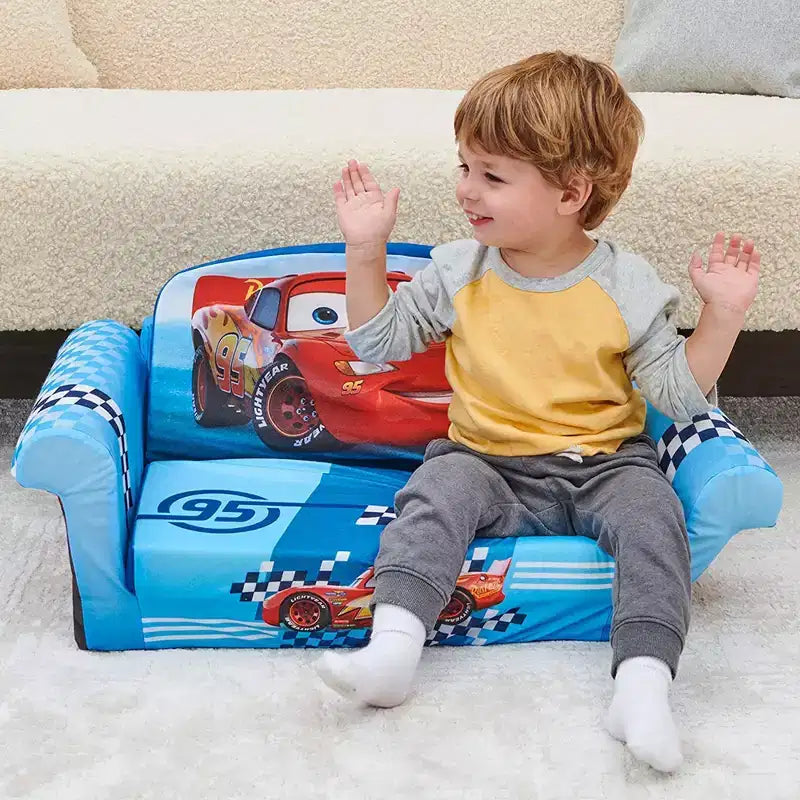 Marshmallow Furniture Kids 2 in 1 Foam Compress Sofa Bed