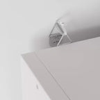 Hitow White Tipping Shoe Cabinet 3-Drawer Minimalist Lightweight Design
