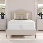 Materasso in Memory Foam Martha Stewart SleepComplete da 30 cm, a Media Morbidezza, con Gel Rinfrescante a Doppia Azione e Parte Superiore Trapuntata in Jacquard CoolWeave Morbida e Traspirante