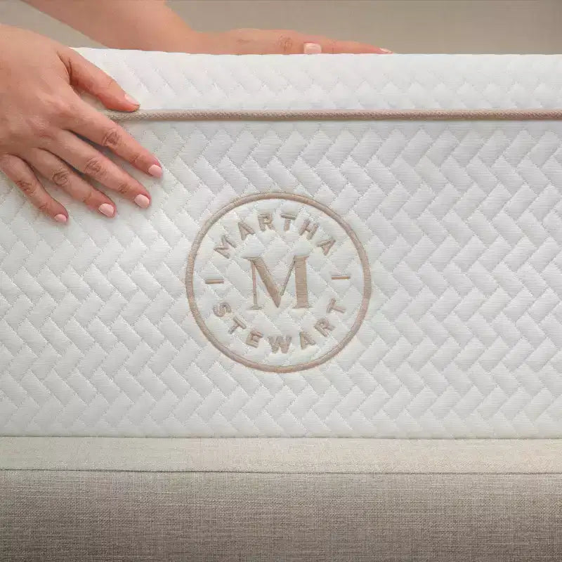 Materasso in Memory Foam Martha Stewart SleepComplete da 30 cm, a Media Morbidezza, con Gel Rinfrescante a Doppia Azione e Parte Superiore Trapuntata in Jacquard CoolWeave Morbida e Traspirante