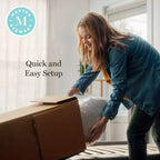 Materasso in Memory Foam Martha Stewart SleepComplete da 30 cm, a Media Morbidezza, con Gel Rinfrescante a Doppia Azione e Parte Superiore Trapuntata in Jacquard CoolWeave Morbida e Traspirante