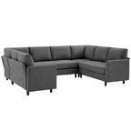 Hyleory Middle U Shaped Sofa, Large 8 Seater sofa,Breathable Soft Fabric