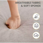 Hyleory Middle U Shaped Sofa, Large 8 Seater sofa,Breathable Soft Fabric