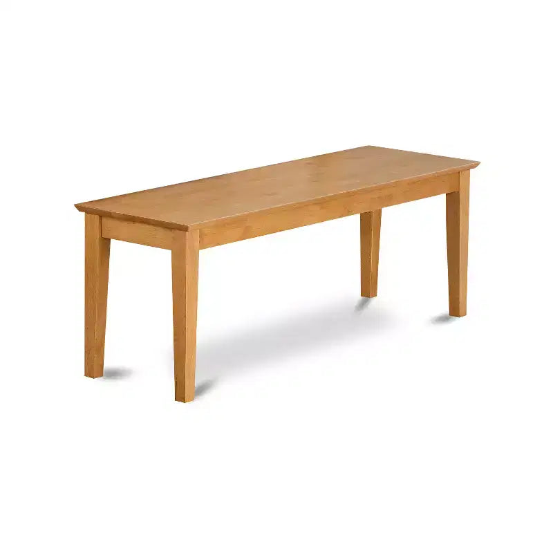 Set da Pranzo Rettangolare HomeStock in Rovere con 4 Sedie e Panchina