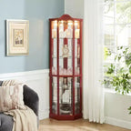 AndMakers 16.73 in. Display Cabinet with 2 Glass Doors